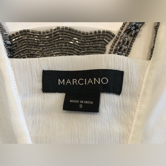 Marciano White Embellished Cami  - Size S - Picture 5 of 13
